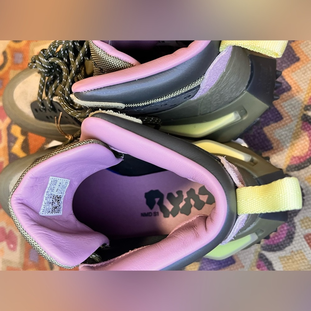 The Pharrell x adidas Hu NMD S1 RYAT Olive